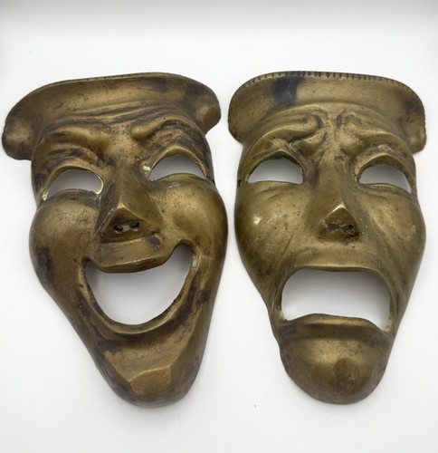 Face masks set comedy - face, tragedy