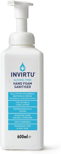 Alcohol free hand sanitiser - free,