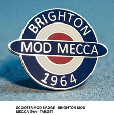 UK Fred Perry Mods Pin Badge