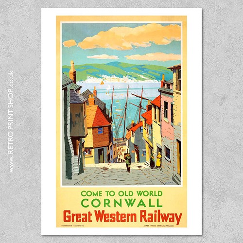 Gwr cornwall poster - poster,