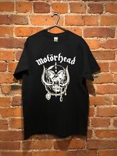 MOTORHEAD Logo T-Shirt (Rock Retro Vintage) Unisex Ladies Mens (Black)