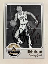 RICK MOUNT autograph PURDUE