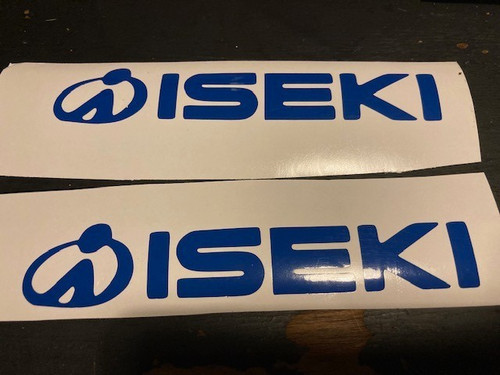 Iseki tractor decals - iseki, stickers