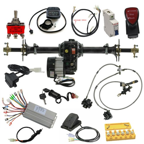 Electric rear axle - rear, with