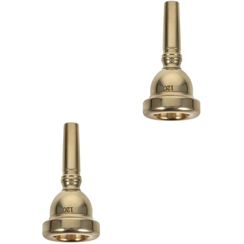 2pcs durable golden trombone - golden,