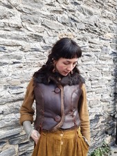 lambskin Gilet dom & ruby