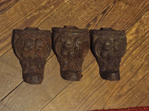Old castiron feet possibly - old,