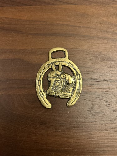 Brass horse miniature - brass,