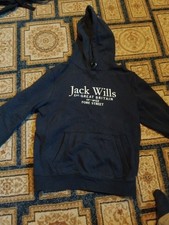 Mens Jack wills Hoodie Medium Blue,tightenable Hood