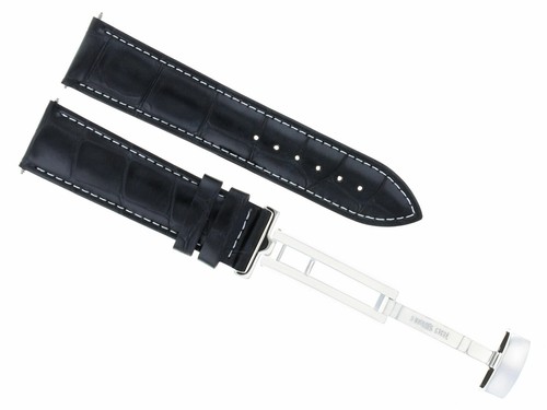 19mm leather watch band - 19mm, strap