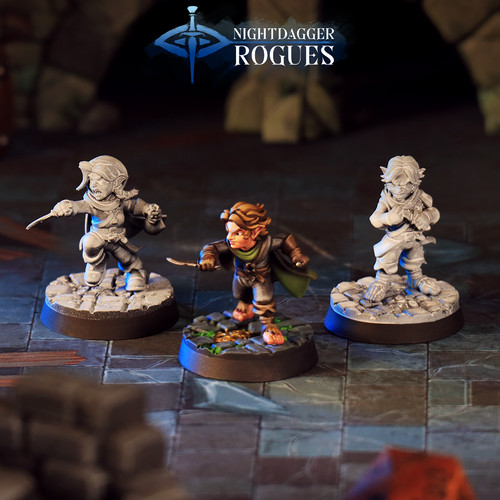Halfling rogues dungeons - halfling,