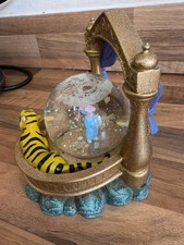 Aladdin Princess Jasmine Glitter Snow Globe Disney Store Rare