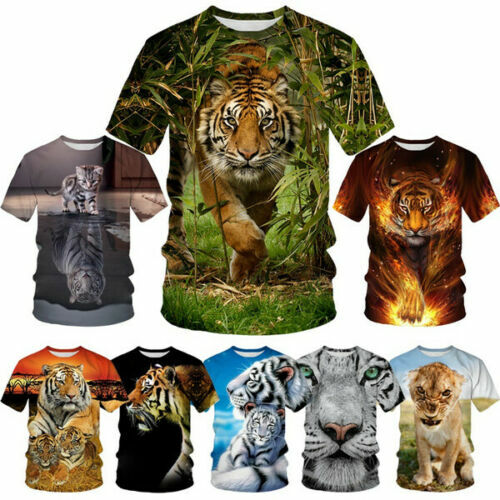 Womens mens animal tiger - tiger, 3d