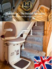ACORN 180 CURVED STAIR LIFT BESPOKE  . RECONDITIONED FITTED STAIRLIFT + WARRANTY