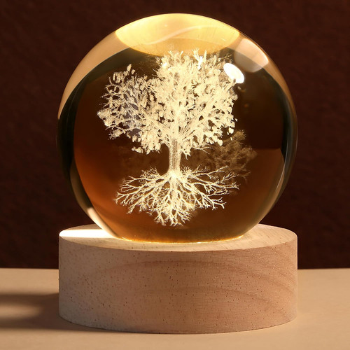 Tree life crystal - of, 3d