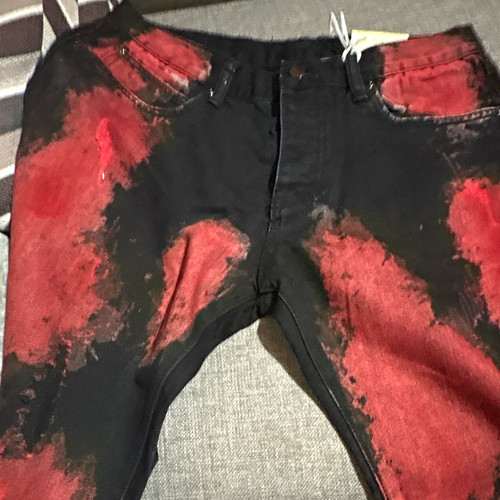 Men black red - &,