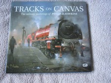 TRACKS ON CANVAS. RAILWAY