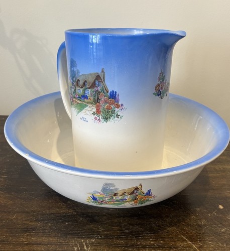 Vintage wash stand set - vintage,