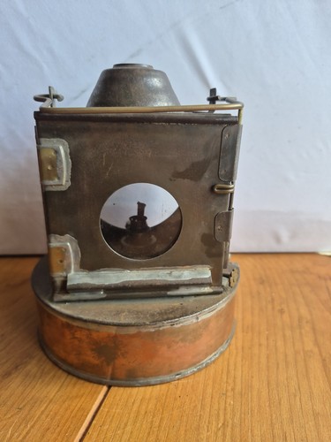 Vintage semaphore signal lamp - vintage,