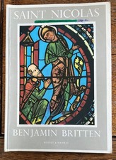 Benjamin Britten - Saint Nicolas A Cantata - Vocal Score