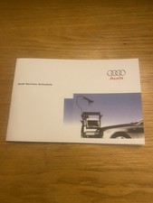 Audi service book stamped - service,