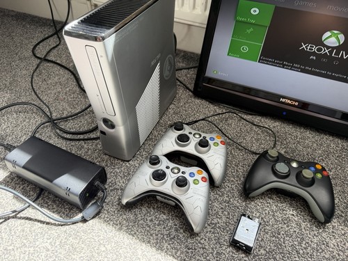 Xbox 360 slim 250gb halo - xbox,