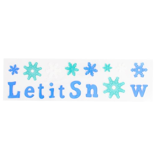 Let snow with snowflakes - it,