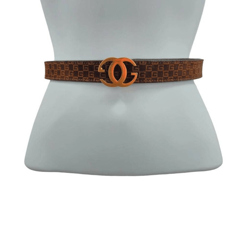 1970s gucci belt brown suede - 1970s,