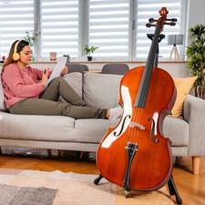 Glarry tiger pattern cello - 4/4,