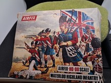 Airfix Vintage Waterloo Highland Infantry Scotts Soldiers H0/00 All attached