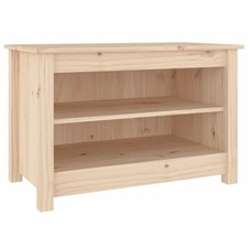 Solid Wood Pine Shoe Bench