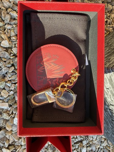Cartier leather keyring - cartier,