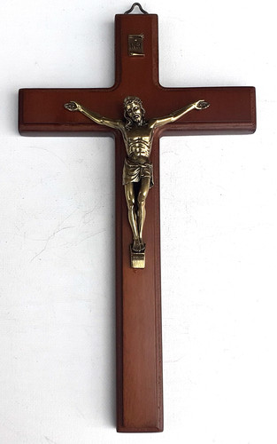 Wall crucifix dark - ,