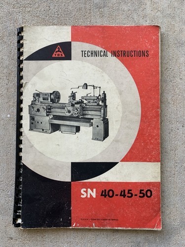 Tos sn40 sn45 - sn50, lathe