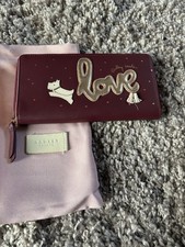 Radley Burgundy Zip Round Love