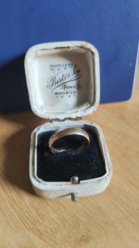 1958 vintage gold wedding band - 1958,