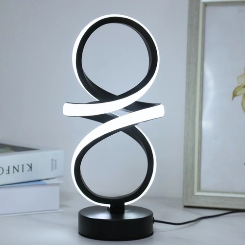 Spiral led table - spiral, lamp