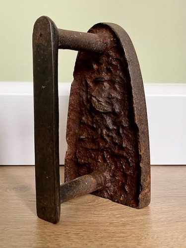 Vintage clothes iron from