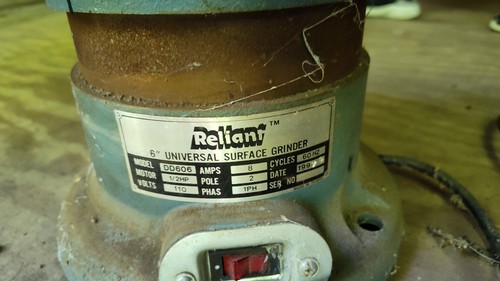 Reliant surface grinder 6 - grinder,,