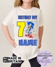 PERSONALISED SONIC THEME KIDS