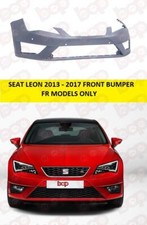 SEAT LEON 2012 - 2017 FRONT BUMPER  FR MODEL WITH PARKING SENSOR HOLESNEW