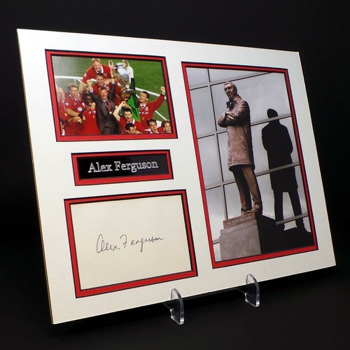 Alex ferguson signed mounted - ferguson,