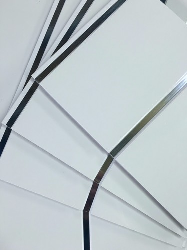 Gloss white chrome - chrome, 8mm