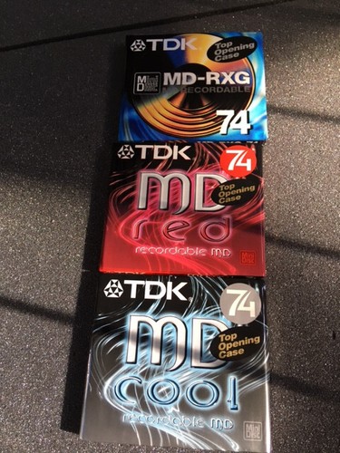 Tdk mini discs - mini, md-rxg74min