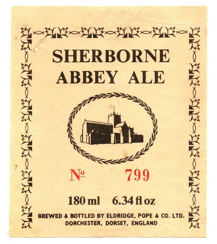 England vintage beer label - england,