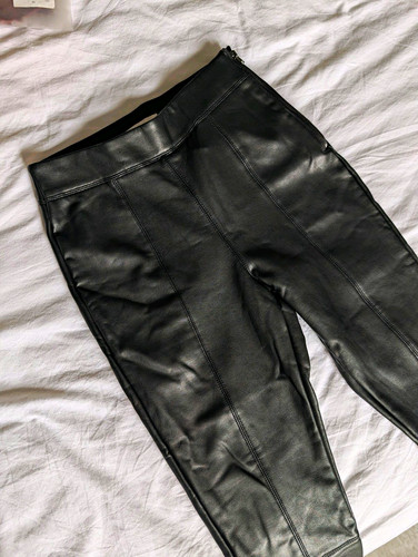 Topshop petite black faux - black,