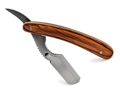 Folding straight razor - straight, barber