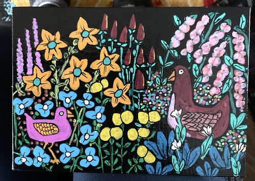 Original acrylic painting - painting, by