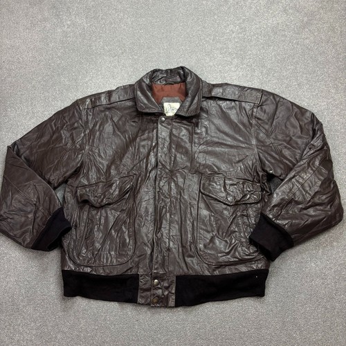 Leather flying jacket - leather, adult