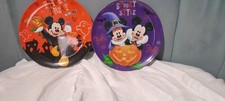 Disney Mickey Mouse Halloween Plastic Plates